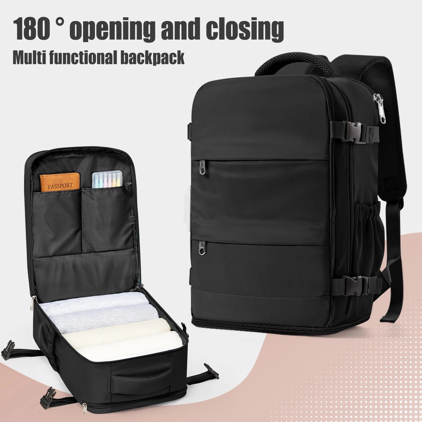 Ryanair Backpack 40X30X20 Cabin Bag Travel Backpack for Men Women Hand Luggage Leisure Laptop Backpack Mochila Para Viaje Cabina