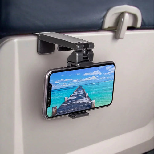 Versatile Airplane Phone Holder Clip - Your Ultimate Travel Companion for iPhone, Samsung & More!
