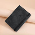 Stylish RFID-Blocking Passport Holder Wallet - Premium PU Leather Travel Essential for Men & Women, Perfect for Family Adventures