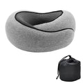 Travel Neck Pillow Memory Foam U-Shaped Pillow Snail Style Travel Neck Support Portable Adjustable Soft Noon Break Sleep Pillows